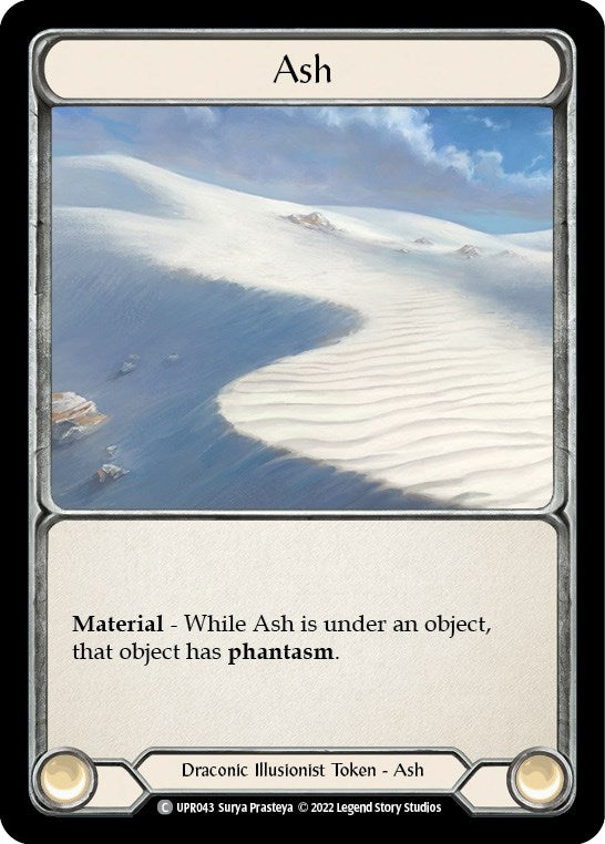 Image for Ash (Cold Foil) // Aether Ashwing (Cold Foil) (UPR043) (Uprising) - Flesh and Blood TCG