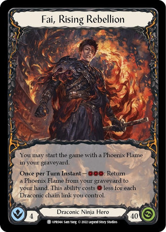 Image for Fai, Rising Rebellion // Fai (UPR044//UPR045) (Uprising) - Flesh and Blood TCG