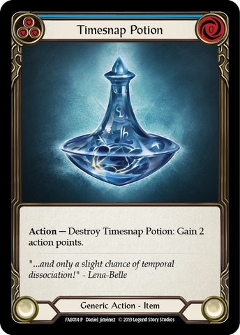 Timesnap Potion [FAB014-P] (Promo) 1st Edition Cold Foil