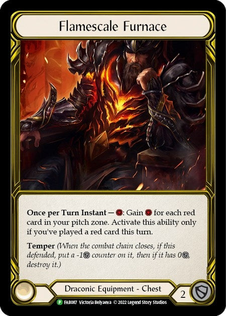 Flamescale Furnace (Golden) [FAB087] (Promo) Cold Foil