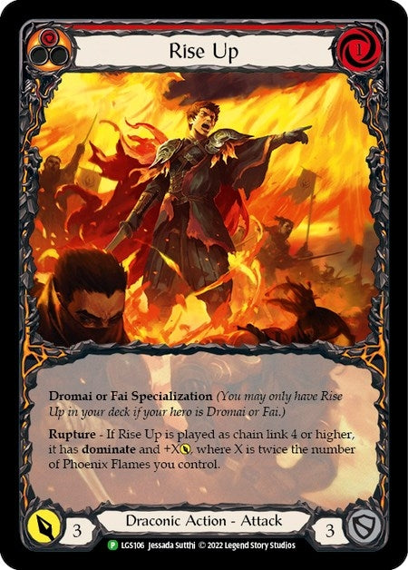 Rise Up [LGS106] (Promo) Rainbow Foil