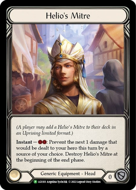 Helio's Mitre [LGS103] (Promo) Rainbow Foil