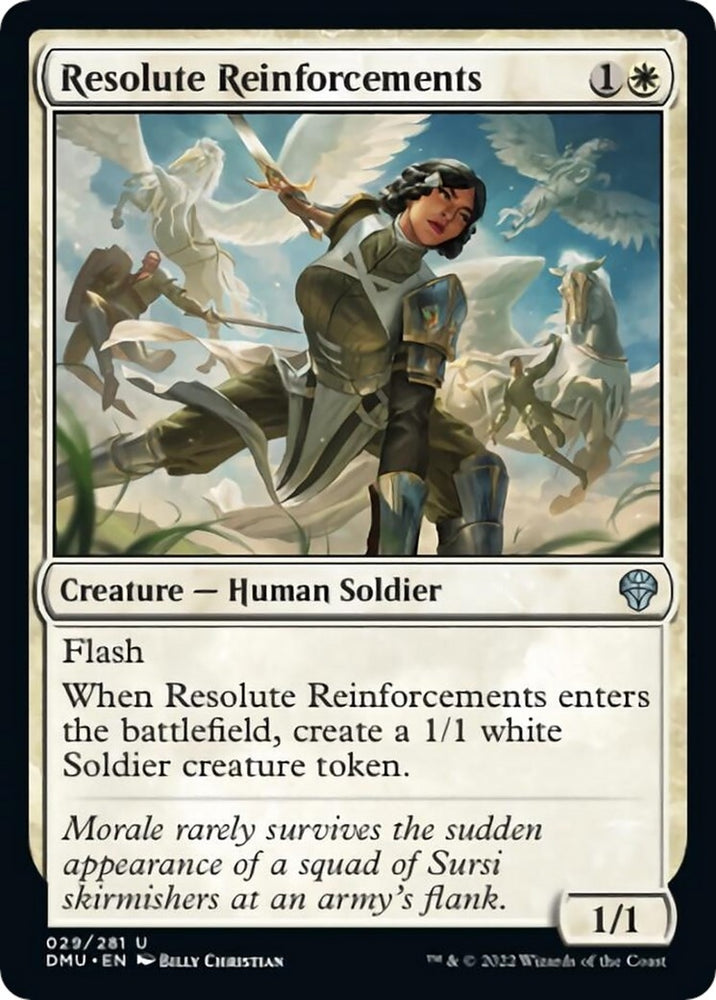Image for Resolute Reinforcements (29) [Dominaria United] - Magic: The Gathering