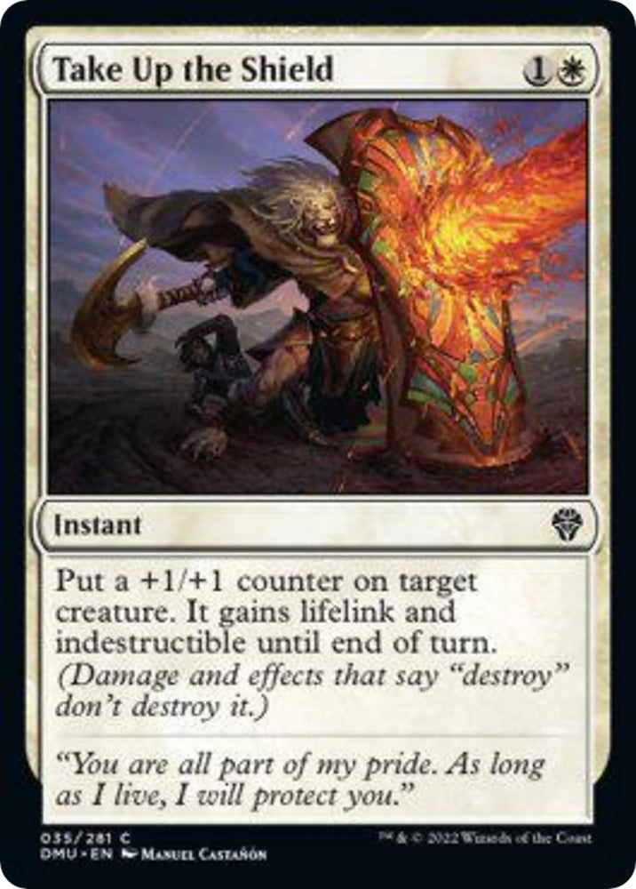 Image for Take Up the Shield (35) [Dominaria United] - Magic: The Gathering