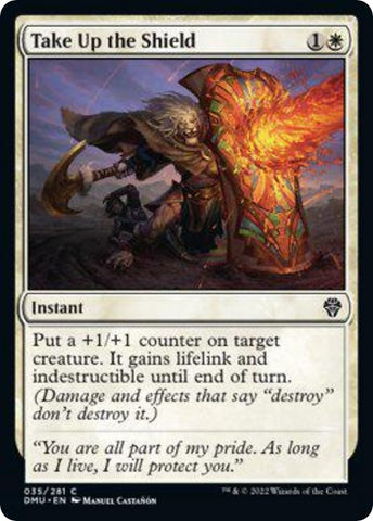Image for Take Up the Shield (35) [Dominaria United] - Magic: The Gathering