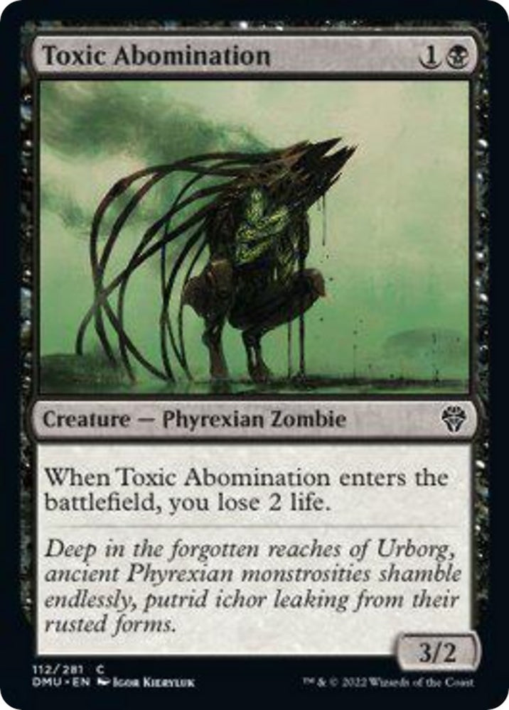 Image for Toxic Abomination (112) [Dominaria United] - Magic: The Gathering