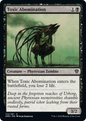 Image for Toxic Abomination (112) [Dominaria United] - Magic: The Gathering