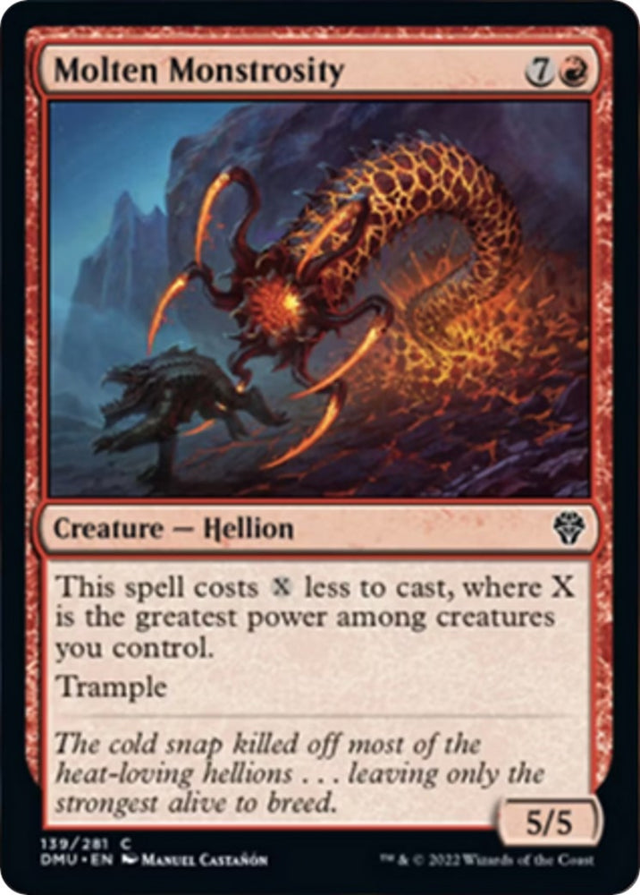 Image for Molten Monstrosity (139) [Dominaria United] - Magic: The Gathering