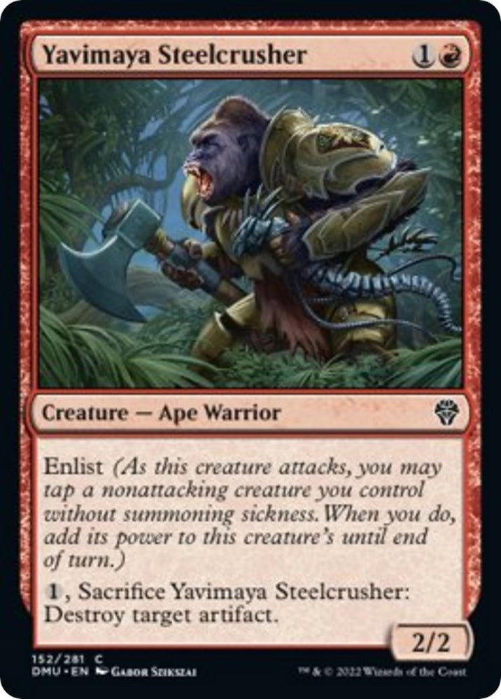 Image for Yavimaya Steelcrusher (152) [Dominaria United] - Magic: The Gathering