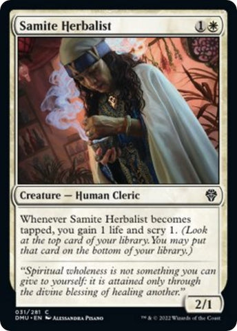 Image for Samite Herbalist (31) [Dominaria United] - Magic: The Gathering