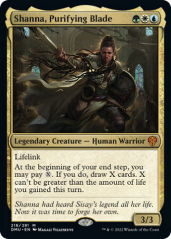 Image for Shanna, Purifying Blade (218) [Dominaria United] - Magic: The Gathering