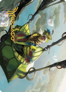 Nael, Avizoa Aeronaut Art Card (Gold-Stamped Signature) [Dominaria United Art Series]