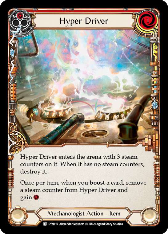 Hyper Driver (Red) [DYN110] (Dynasty) Cold Foil