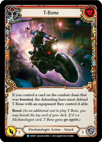 T-Bone (Red) [EVR073] (Everfest) Rainbow Foil