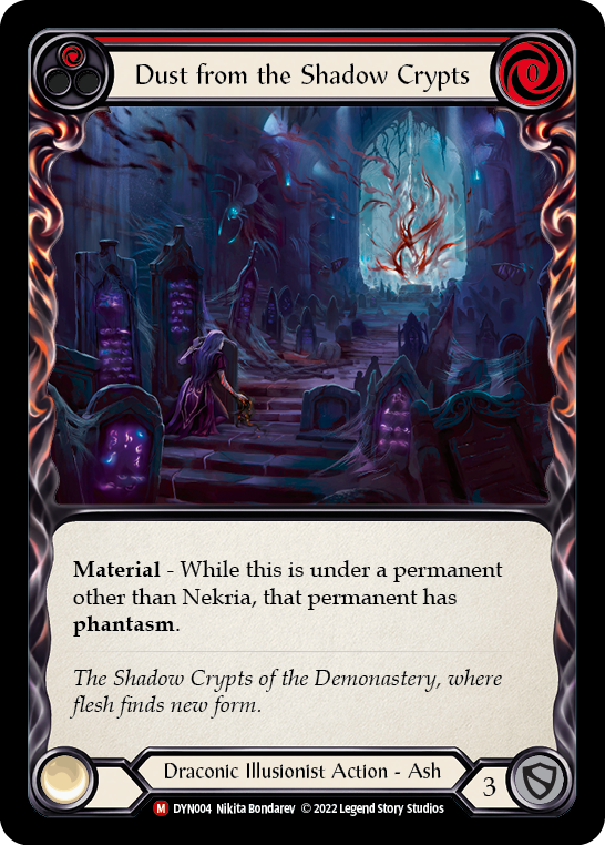 Dust from the Shadow Crypts [DYN004] (Dynasty) Rainbow Foil