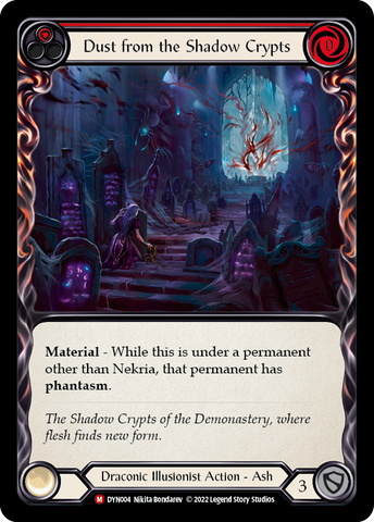 Dust from the Shadow Crypts [DYN004] (Dynasty) Rainbow Foil