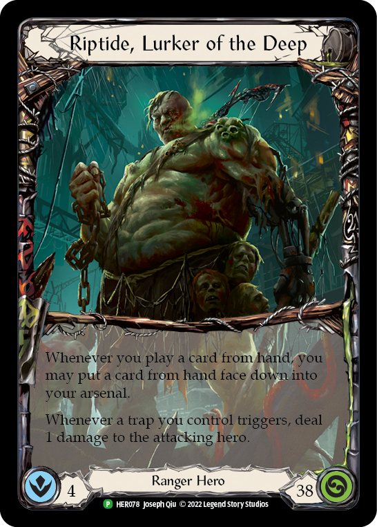 Riptide, Lurker of the Deep [HER078] (Promo) Cold Foil