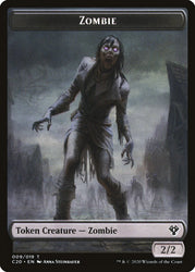 Human Soldier (003) // Zombie Double-sided Token [Commander 2020]