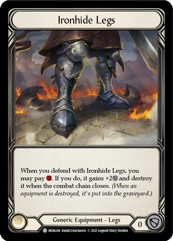 Ironhide Legs [MON244-CF] (Monarch) 1st Edition Cold Foil