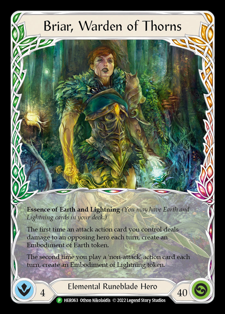 Briar, Warden of Thorns [HER063] (Promo) Cold Foil