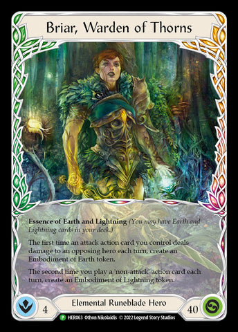 Briar, Warden of Thorns [HER063] (Promo) Cold Foil