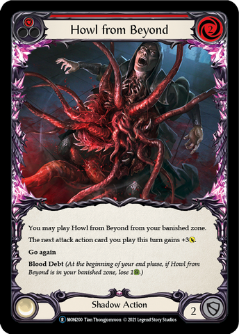 Howl from Beyond (Red) [U-MON200-RF] (Monarch Unlimited)  Unlimited Rainbow Foil