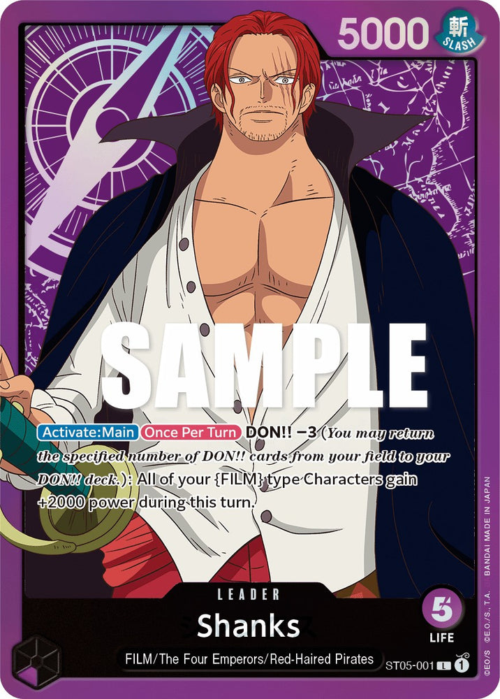 Shanks (ST05-001) [Starter Deck: Film Edition]