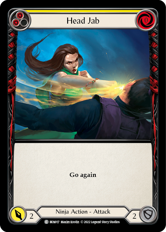 Head Jab (Yellow) [BEN017] [Outsiders Benji Blitz Deck]
