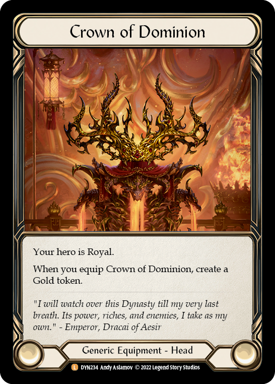 Crown of Dominion [DYN234] (Dynasty) Cold Foil