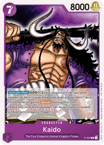 Kaido (Promotion Pack 2022) (P-005) [One Piece Promotion Cards]