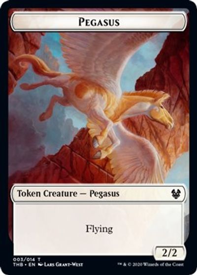 Illusion // Pegasus Double-sided Token (Challenger 2021) [Unique and Miscellaneous Promos]