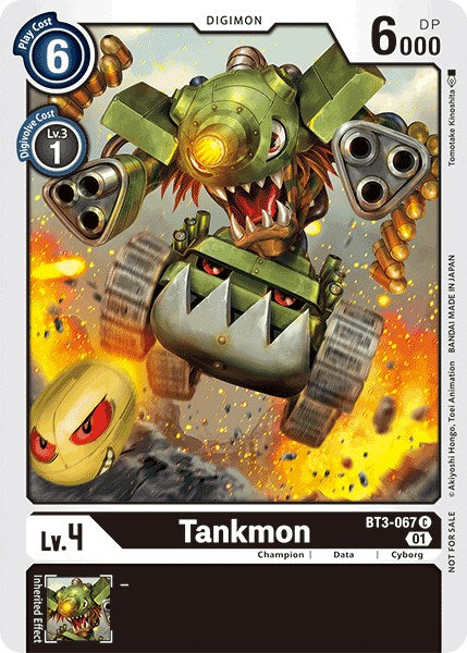 Tankmon [BT3-067] (Tamer Party Vol. 4) [Release Special Booster Promos]