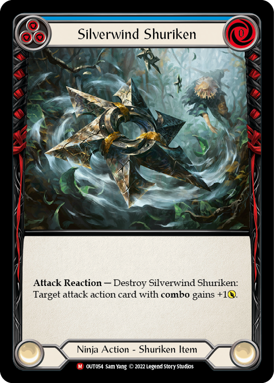 Silverwind Shuriken [OUT054] (Outsiders) Cold Foil