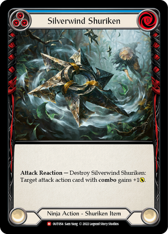Silverwind Shuriken [OUT054] (Outsiders) Cold Foil