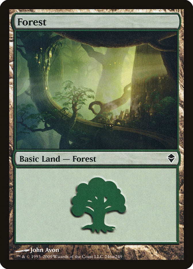 Forest (#246a) [Zendikar]