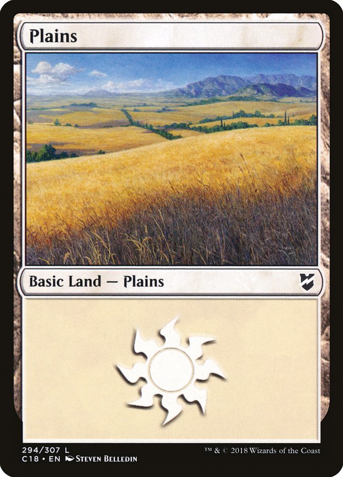 Plains (#294) [Commander 2018]