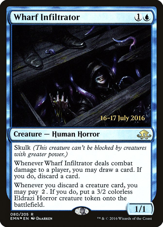 Wharf Infiltrator  (Prerelease) [Eldritch Moon Prerelease Promos]