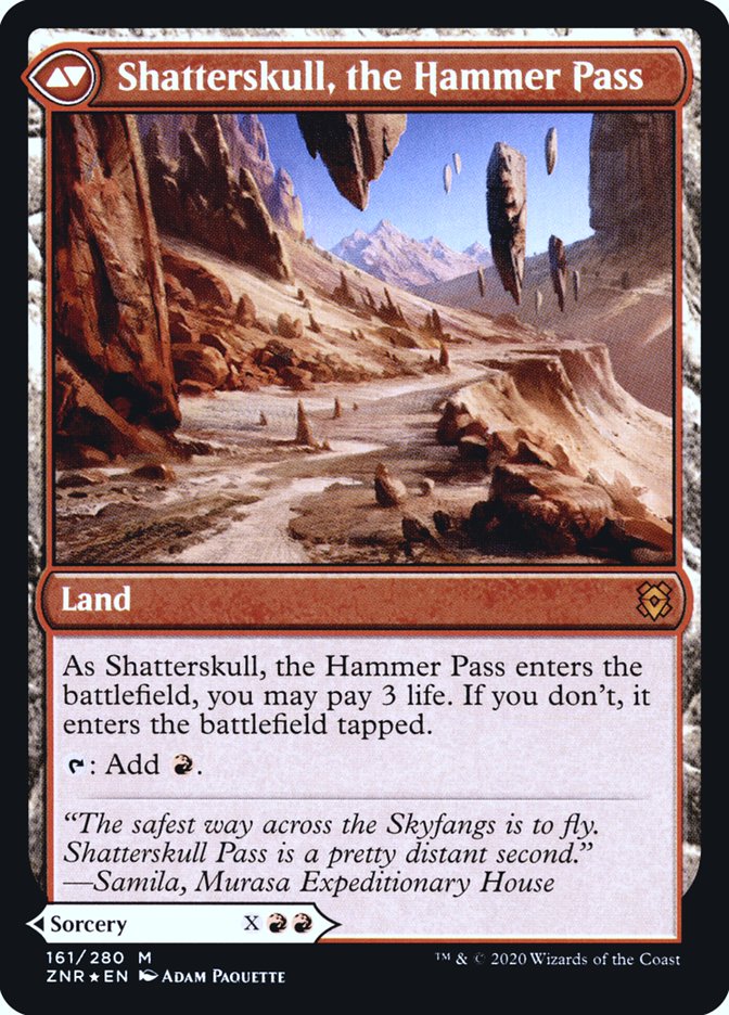 Shatterskull Smashing // Shatterskull, the Hammer Pass  [Zendikar Rising Prerelease Promos]