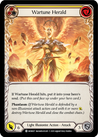 Wartune Herald (Yellow) [MON027] (Monarch) 1st Edition Normal