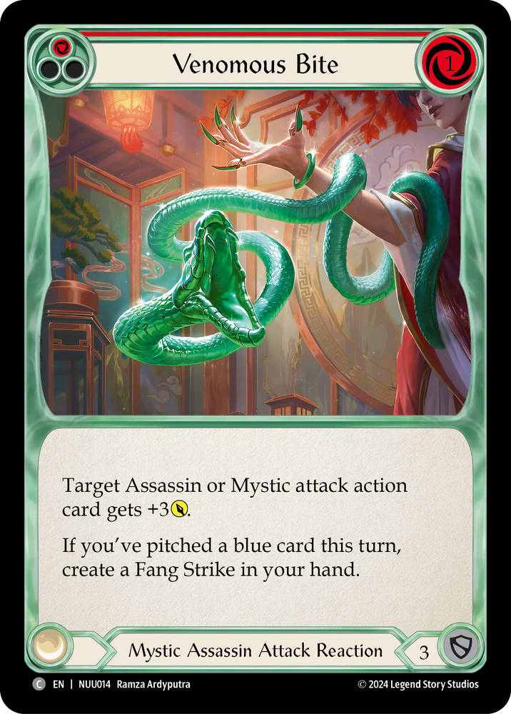 Venomous Bite [NUU014] [Part the Mistveil Nuu Blitz Deck]