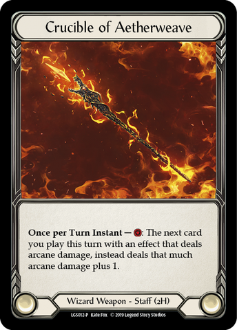 Crucible of Aetherweave [LGS012-P] (Promo) 1st Edition Cold Foil