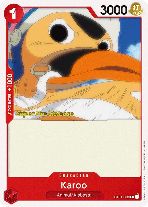Karoo (ST01-003) [Super Pre-Release Starter Deck: Straw Hat Crew]