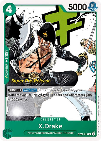 X.Drake (ST02-014) [Super Pre-Release Starter Deck: Worst Generation]