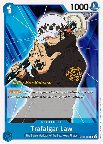 Trafalgar Law (ST03-008) [Super Pre-Release Starter Deck: The Seven Warlords of the Sea]