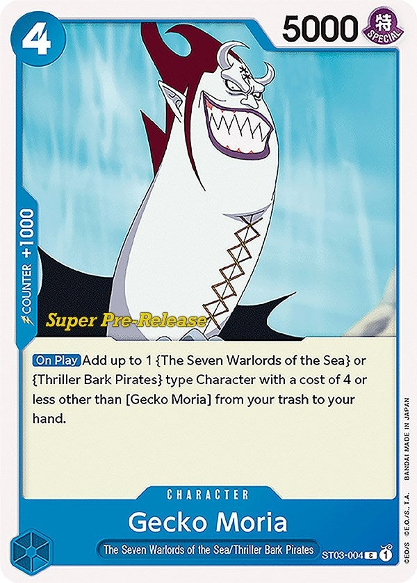 Gecko Moria (ST03-004) [Super Pre-Release Starter Deck: The Seven Warlords of the Sea]