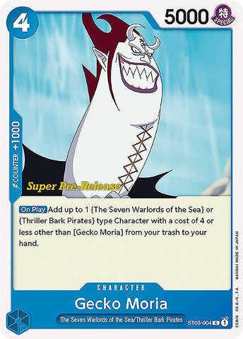 Gecko Moria (ST03-004) [Super Pre-Release Starter Deck: The Seven Warlords of the Sea]