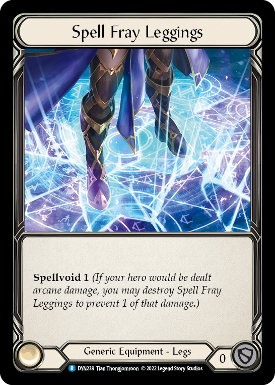 Spell Fray Leggings [DYN239] (Dynasty) Cold Foil