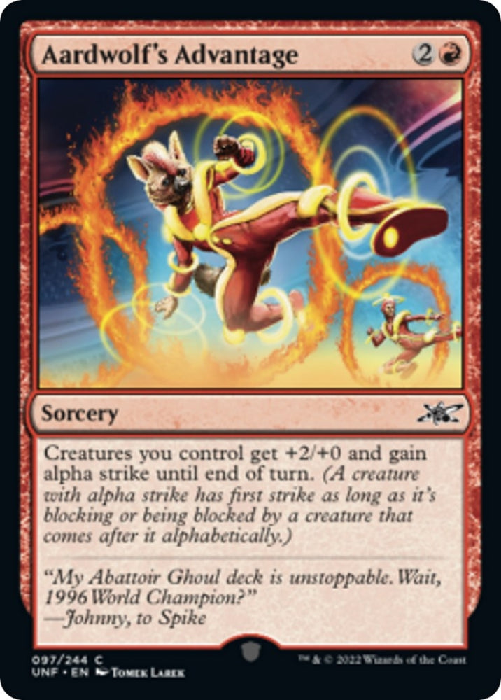 Aardwolf's Advantage [Unfinity]