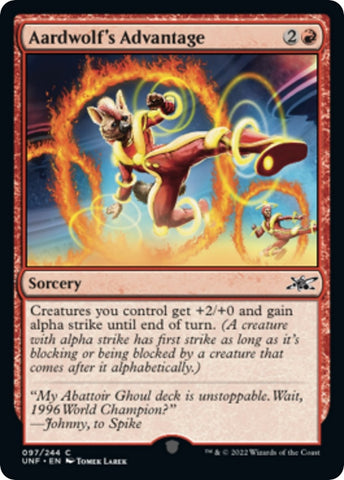 Aardwolf's Advantage [Unfinity]