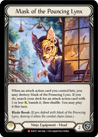 Mask of the Pouncing Lynx [EVR037] (Everfest) Normal